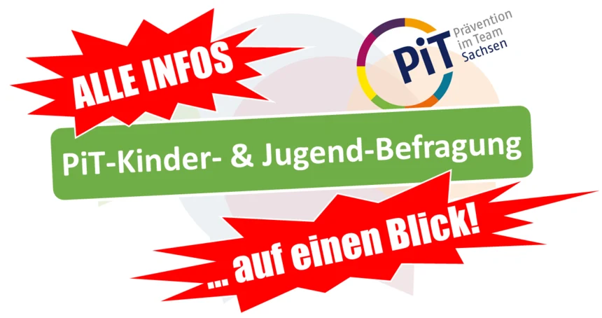 Grafik mit der Schrift Kinder- und Jugendbefragung