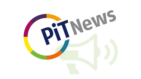 zeigt Symbolbild mit PiT Logo mit Text in grauer Schrift "News"