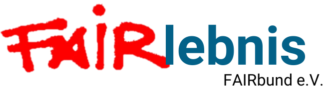 FAIrlebnis Schriftzug in rot blau