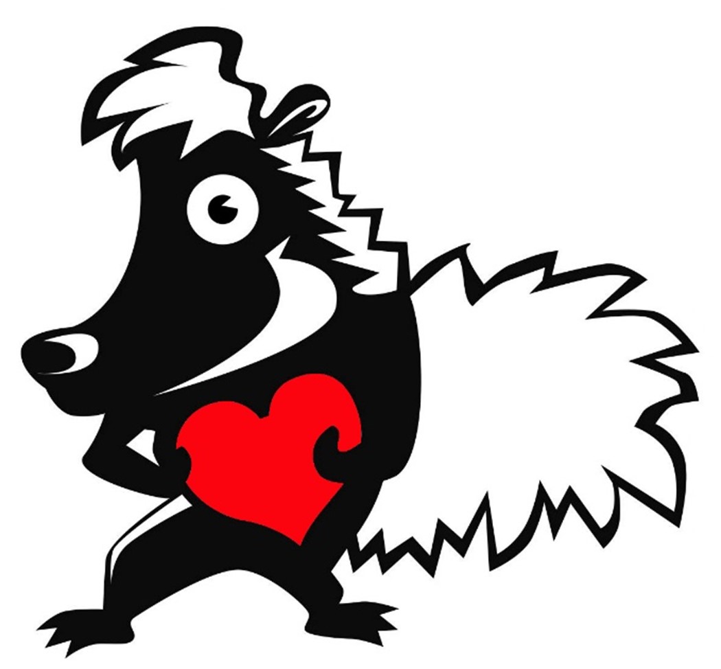 Logo des Projektes STINKTIER mit Herz